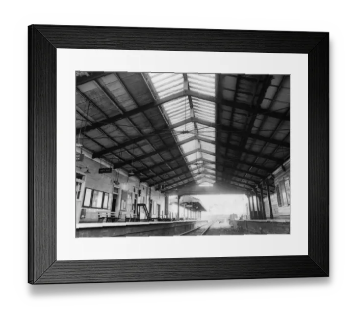 Framed Print : Internal View of Frome Station, Somerset, c. 1970s