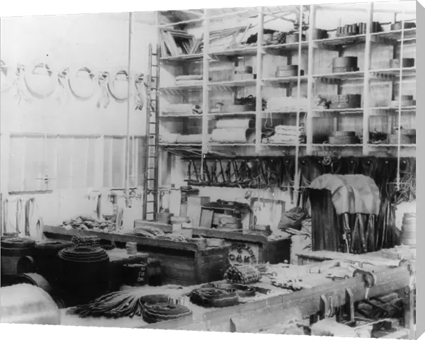 No 9 Shop, Carriage Trimming Shop, c. 1900