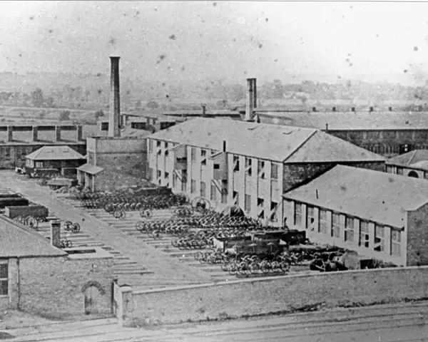 View of Swindon Works, c1860
