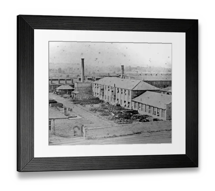 Framed Print : View of Swindon Works, c1860