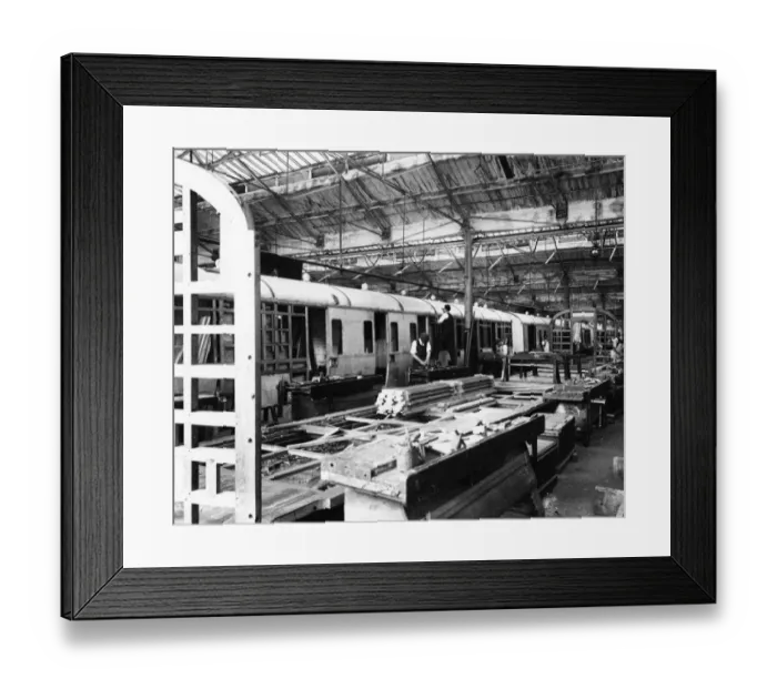 Framed Print : No 4 Shop, Carriage Body Shop, c1920s