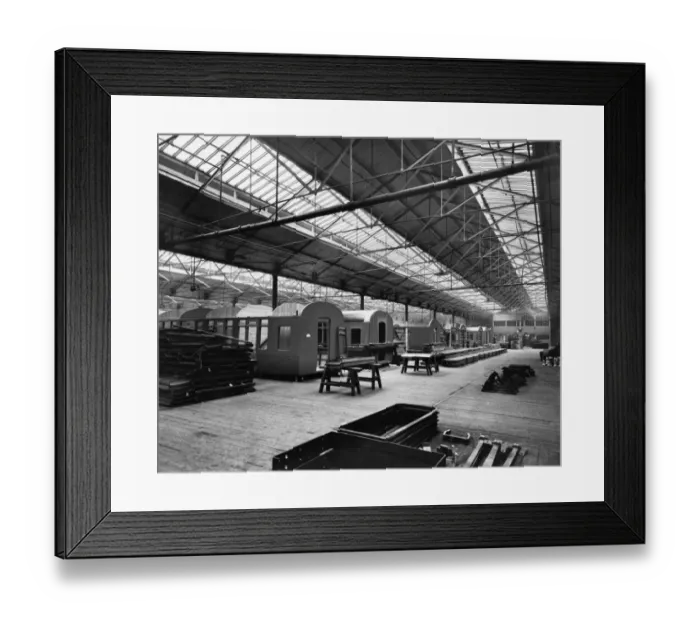 Framed Print : No 4 Shop, Carriage Body Shop, 1913 Framed Print : No 4 Shop, Carriage Body Shop, 1913