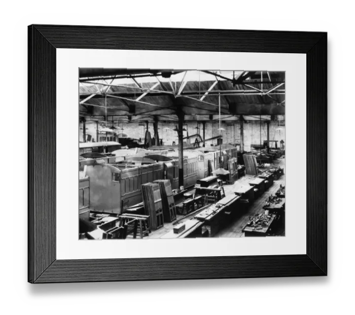 Framed Print : Carriage Body Shop, c1880 Framed Print : Carriage Body Shop, c1880