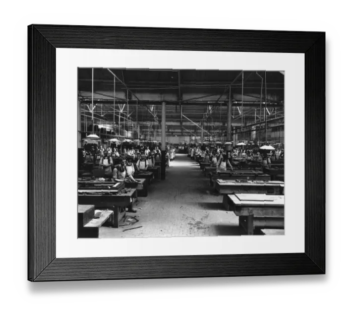 Framed Print : No 7 Shop, Carriage Finishing Shop, 1924 Framed Print : No 7 Shop, Carriage Finishing Shop, 1924