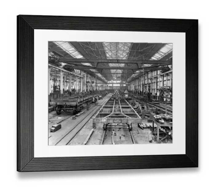 Framed Print : No 13 Shop, Wagon Frame Shop, 1907 Framed Print : No 13 Shop, Wagon Frame Shop, 1907