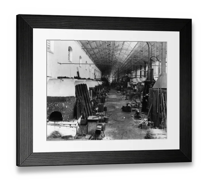 Framed Print : No 14 Shop, Smiths Shop, 1907 Framed Print : No 14 Shop, Smiths Shop, 1907