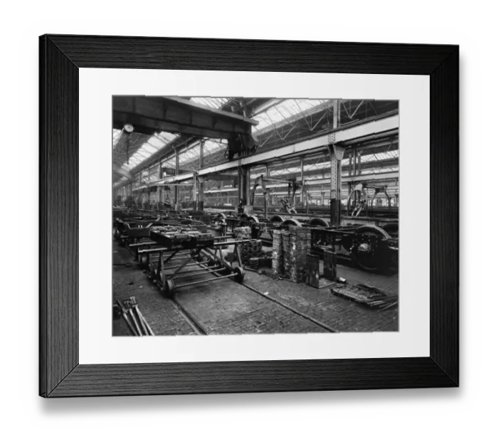 Framed Print : No 15 Shop, Fitting and Machine Shop, 1914