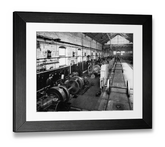 Framed Print : No 16 Shop, Wheel Shop, c. 1950s