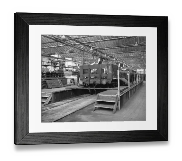 Framed Print : No 21 Shop, Wagon Repairs and Building Shop, c1930s Framed Print : No 21 Shop, Wagon Repairs and Building Shop, c1930s