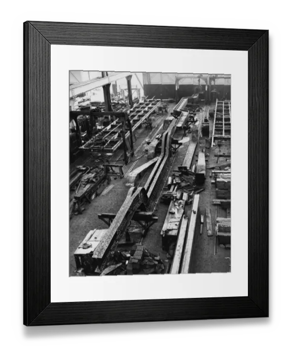 Framed Print : No 21 Shop, Wagon Repair and Building Shop, 1930 Framed Print : No 21 Shop, Wagon Repair and Building Shop, 1930