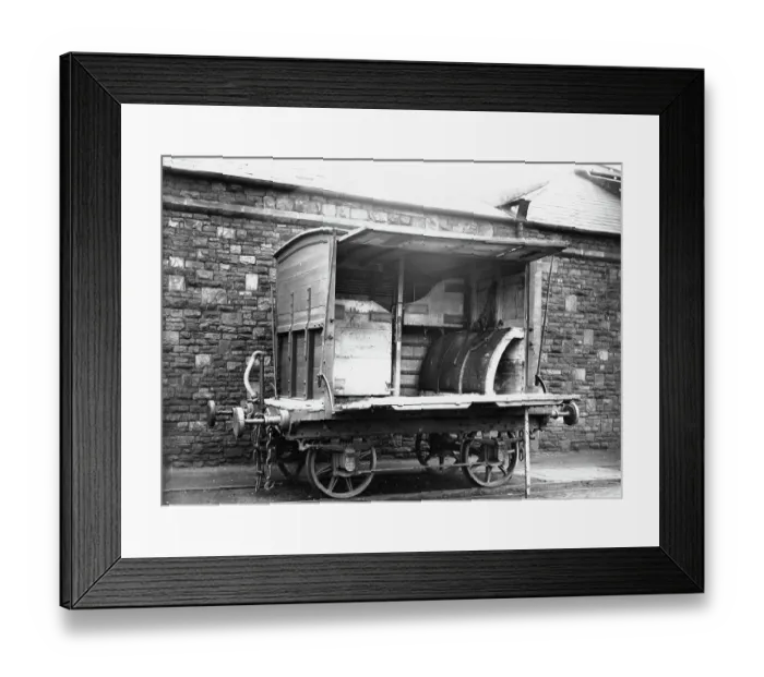 Framed Print : Early GWR Horse Box