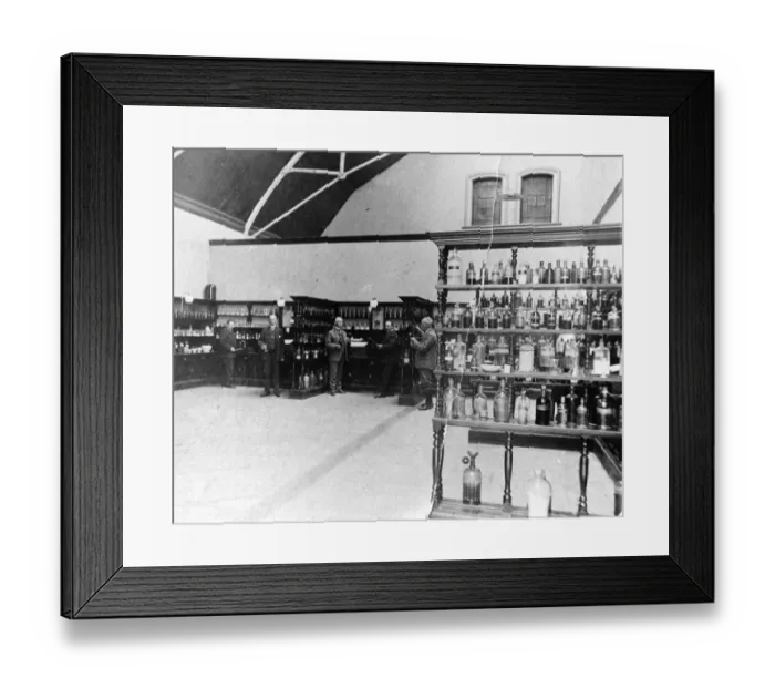 Framed Print : Medical Fund Dispensary, 1907 Framed Print : Medical Fund Dispensary, 1907