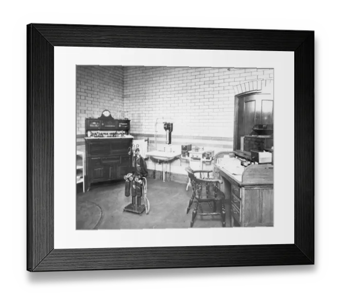Framed Print : Medical Fund Society Dental Surgery, 1947