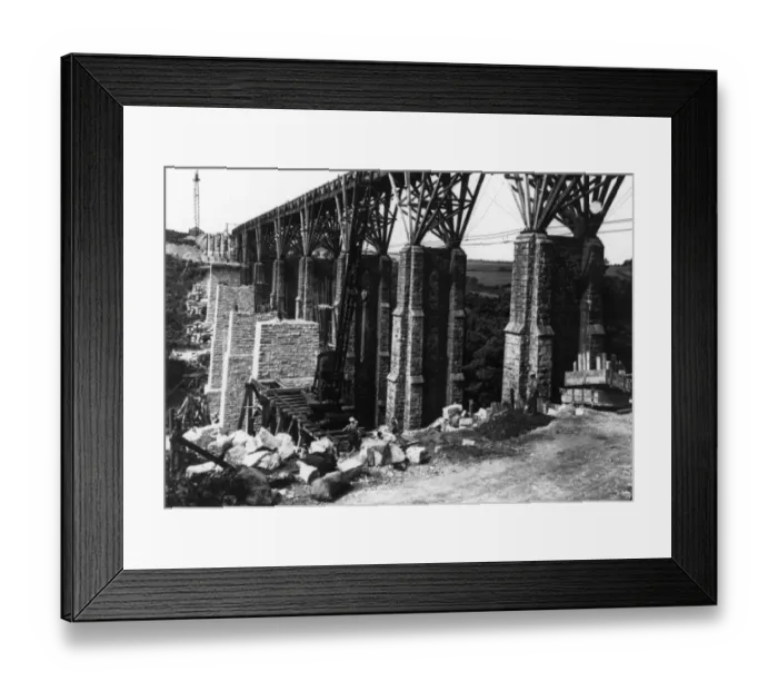Framed Print : Ponsanooth Viaduct, 1929