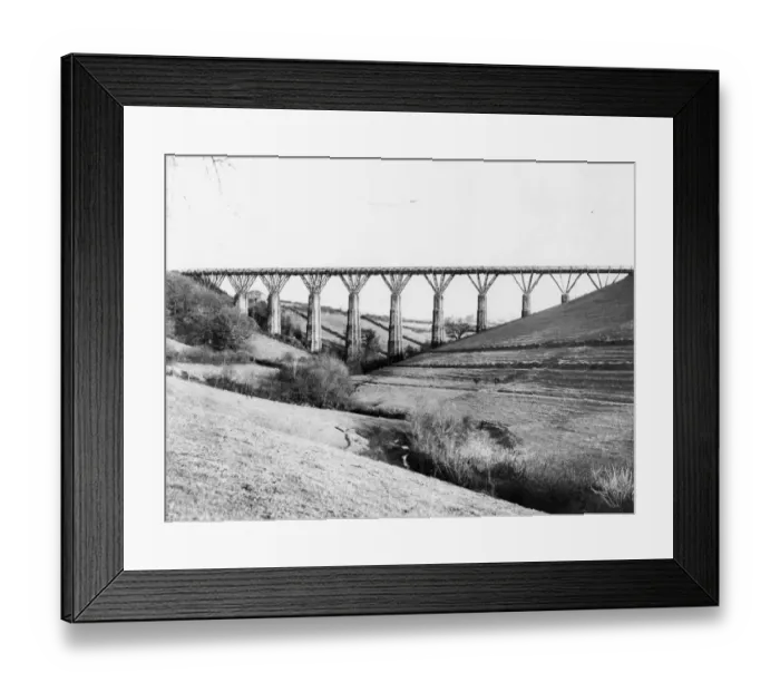 Framed Print : Liskeard Viaduct, c1920s Framed Print : Liskeard Viaduct, c1920s