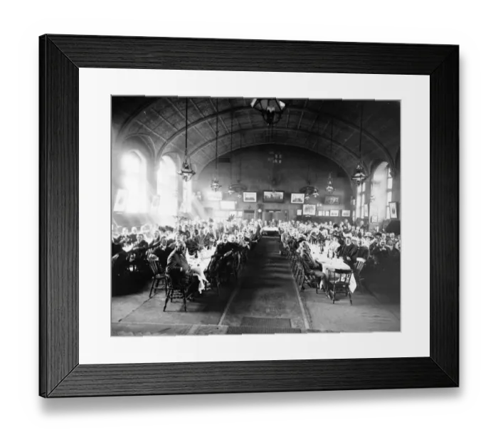 Framed Print : Mechanics Institute Luncheon, July 1908
