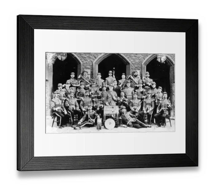Framed Print : Mechanics Institute Band, c1900 Framed Print : Mechanics Institute Band, c1900