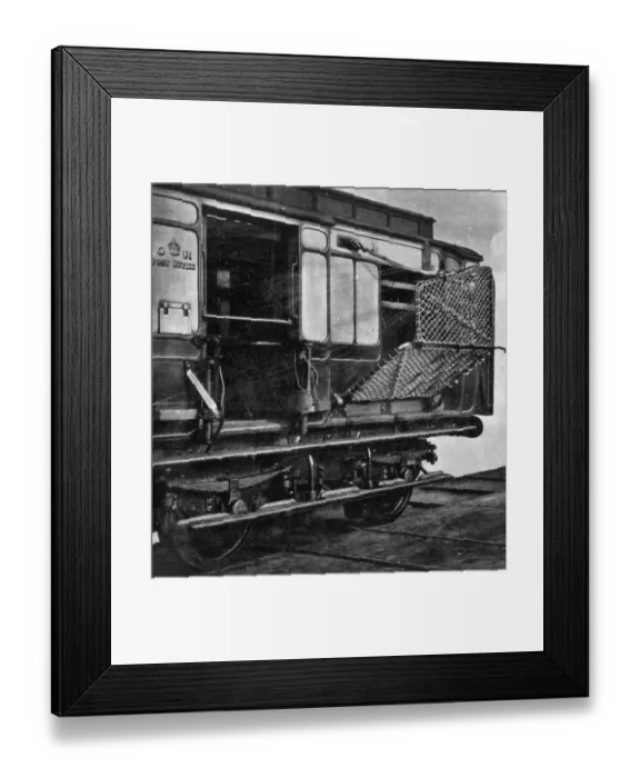 Framed Print : Close up view of the mail exchange apperatus, 1925