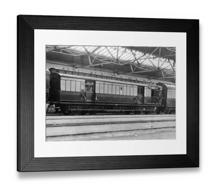 Framed Print : Post Office Sorting Van, c1900 Framed Print : Post Office Sorting Van, c1900