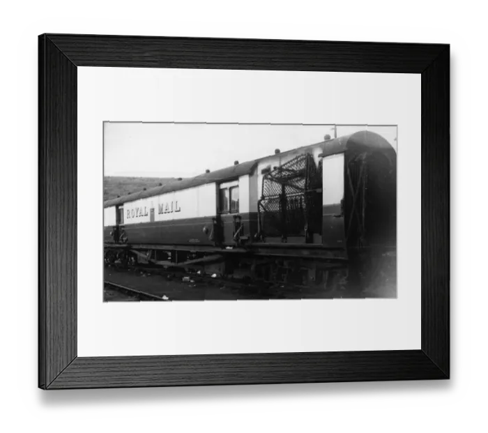 Framed Print : Post Office Sorting Van, c1950 Framed Print : Post Office Sorting Van, c1950