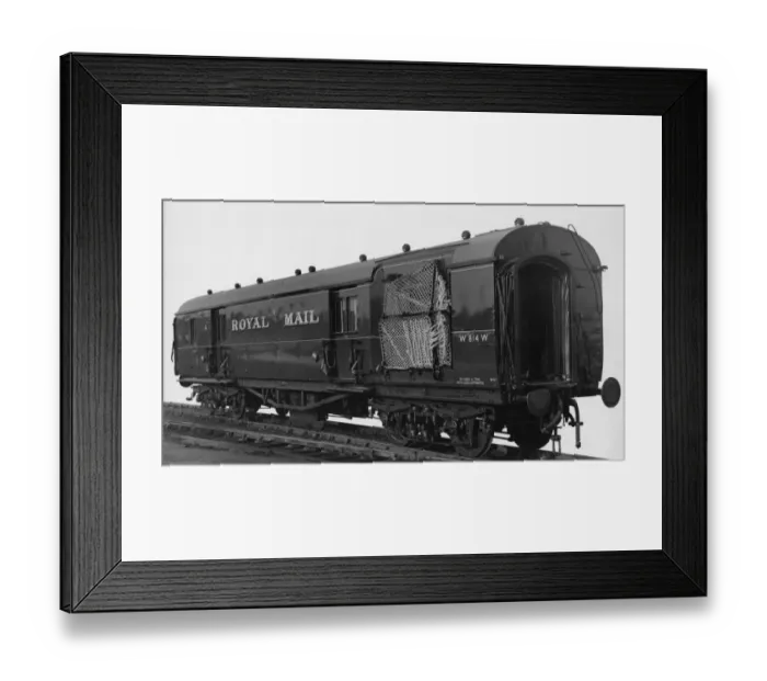 Framed Print : Post Office Sorting Van, c1950s