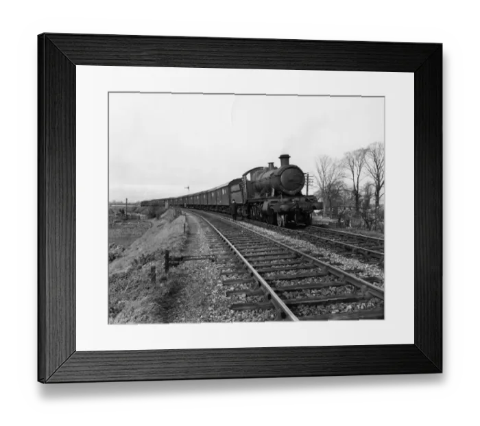 Framed Print : No 4342 carrying a train of car containers up to the Scottish Motor show, 1935 Framed Print : No 4342 carrying a train of car containers up to the Scottish Motor show, 1935