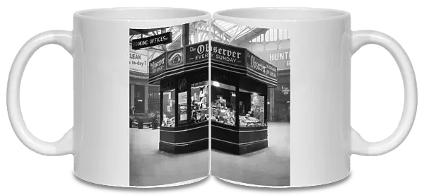 Confectionary Kiosk, Paddington Station, 1937