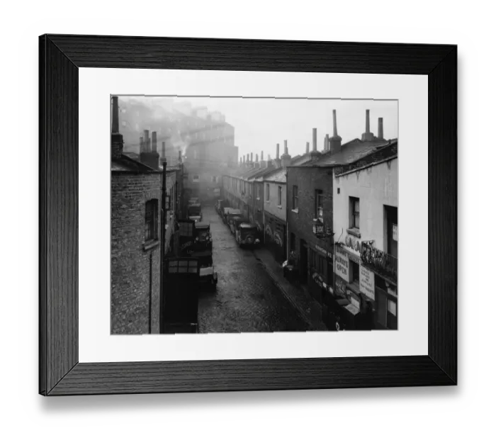 Framed Print : Bishops Road (Bishops Mews), Paddington, 1929