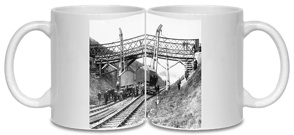 Footbridge at Saltford, c1900