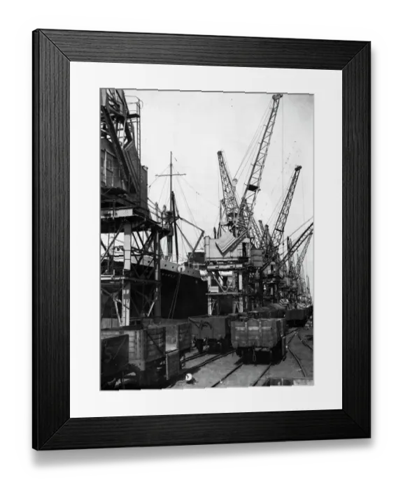 Framed Print : Newport Docks