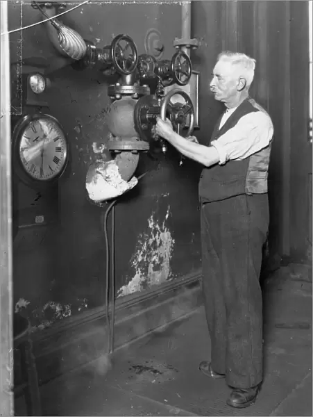 Swindon Works Hooter Operator 1936