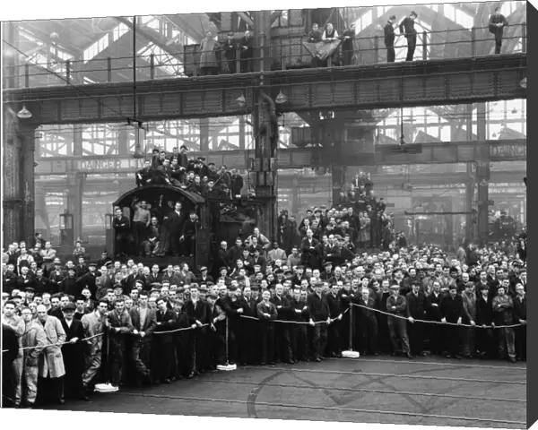 Crowds at the Evening Star naming ceremony, 18th March 1960