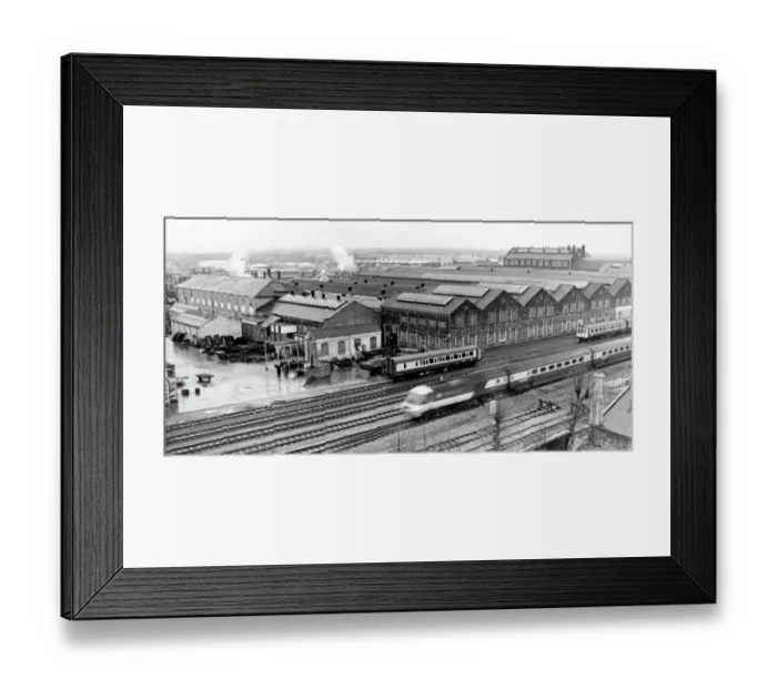 Framed Print : View of Swindon Works, 1982 Framed Print : View of Swindon Works, 1982