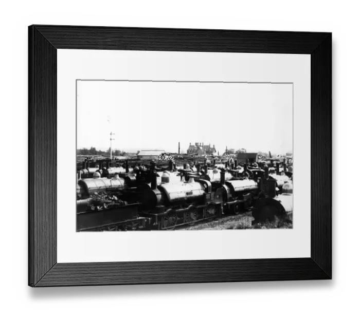 Framed Print : The Broad Gauge dump at Swindon in c1892 Framed Print : The Broad Gauge dump at Swindon in c1892