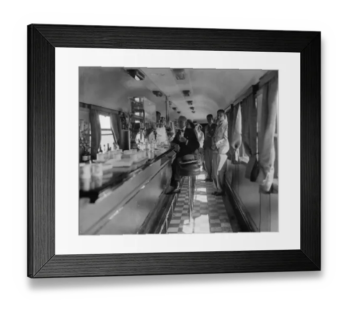Framed Print : Buffet Car No 9631, c1934