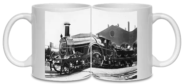 Tornado. 4-2-2 Rover class locomotive. Built 1888. Rebuild of Iron Duke class