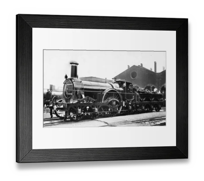 Framed Print : Tornado. 4-2-2 Rover class locomotive. Built 1888. Rebuild of Iron Duke class