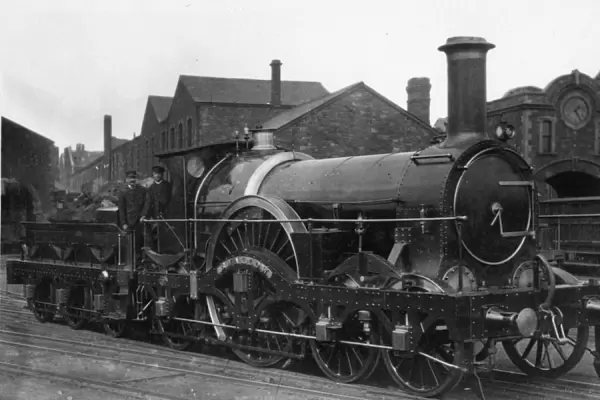 Swallow. 4-2-2 Rover class locomotive. Built 1871. Rebuild of Iron Duke class