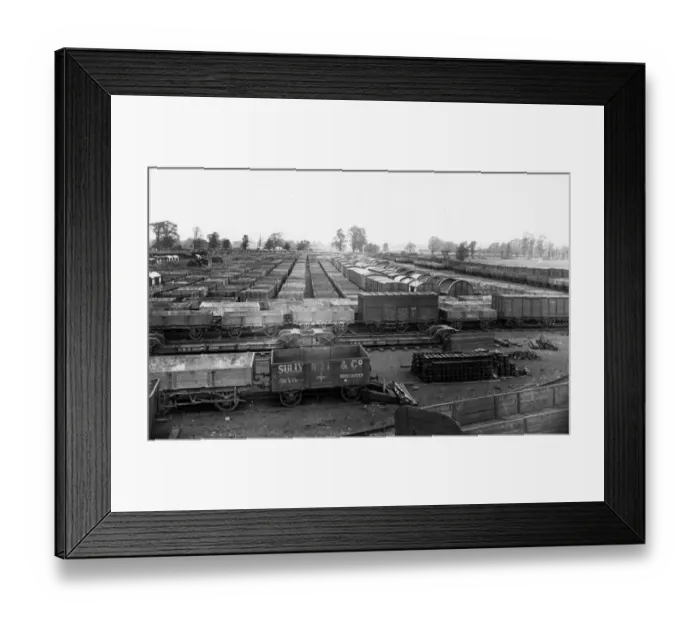 Framed Print : Swindon Works Broad Gauge Wagon Dump, 1892 Framed Print : Swindon Works Broad Gauge Wagon Dump, 1892