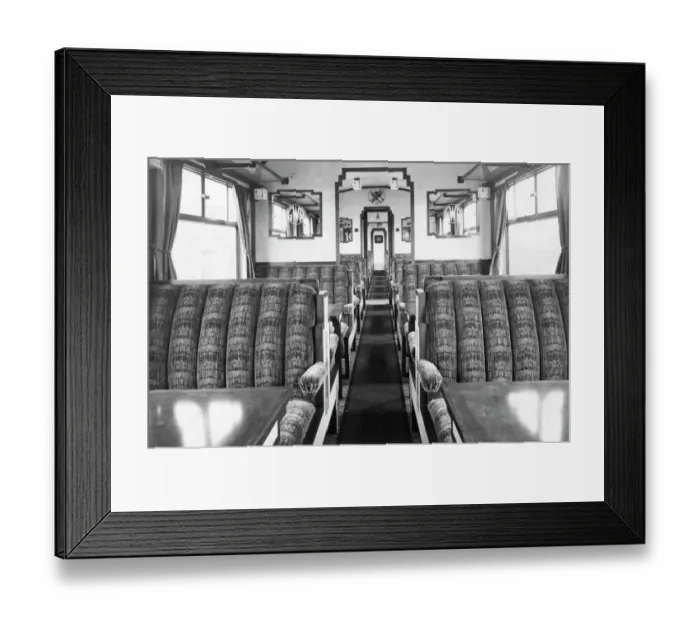 Framed Print : Excursion Stock Open Third Class Carriage, 1936 Framed Print : Excursion Stock Open Third Class Carriage, 1936