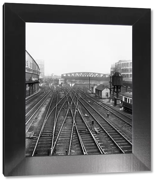 The approach to Paddington Station, c. 1940