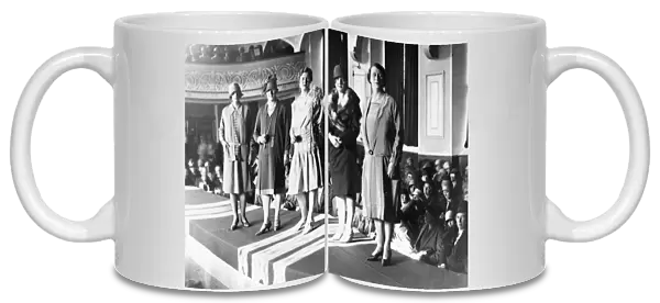 Fashion Show in the Mechanics Institute c. 1920s