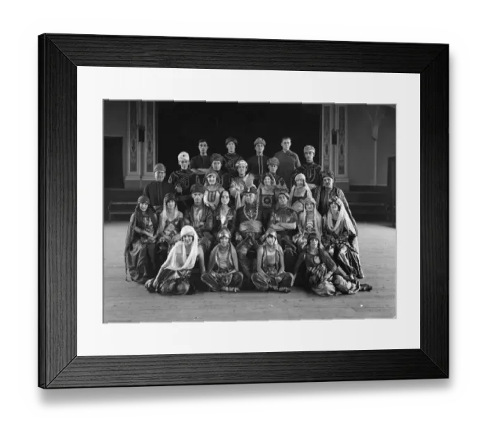 Framed Print : Stage production at the Mechanics Institute