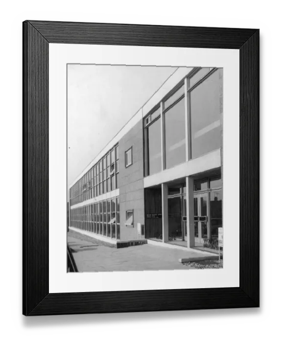 Framed Print : Apprentice Training School Main Entrance, Dean Street Framed Print : Apprentice Training School Main Entrance, Dean Street