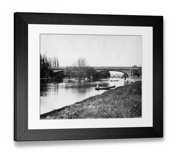 Framed Print : Maidenhead Bridge, 1895 Framed Print : Maidenhead Bridge, 1895