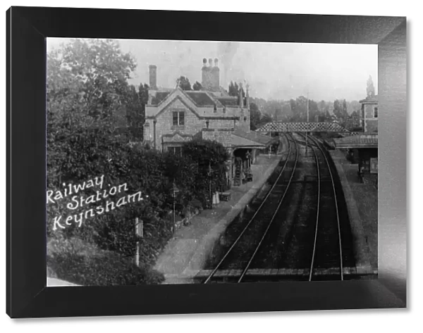 Keynsham Station, Somerset, c. 1900