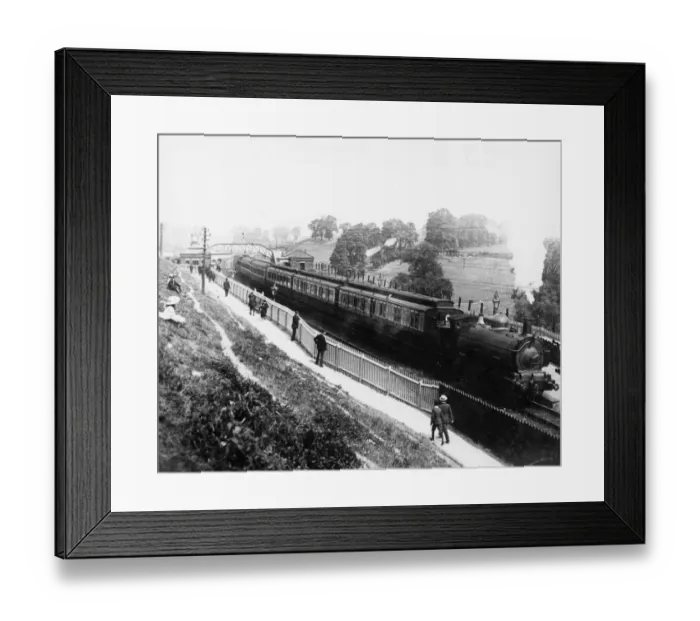 Framed Print : Ashley Hill Station, c. 1900 Framed Print : Ashley Hill Station, c. 1900