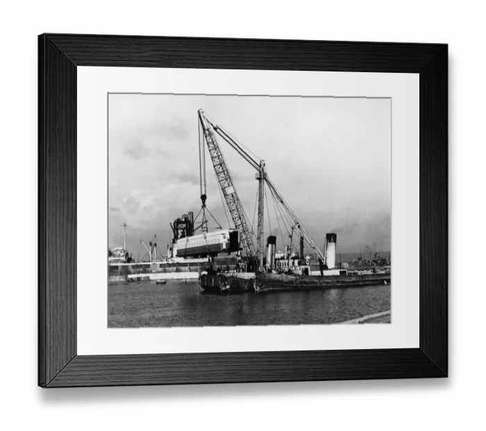 Framed Print : Newport Alexandra Docks, c1940s