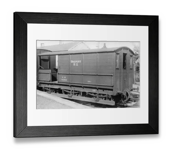 Framed Print : Toad Brake Van