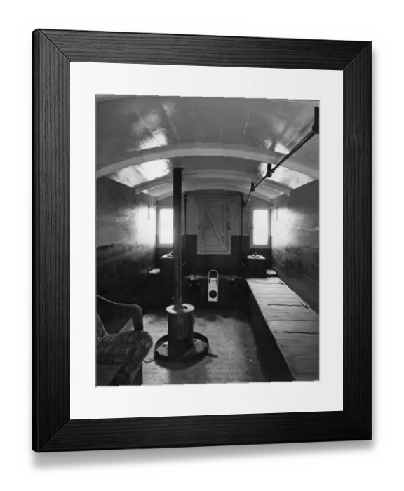 Framed Print : Internal view of a Toad Brake Van